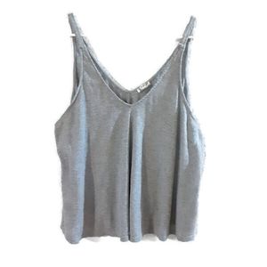 Free people gray tank top